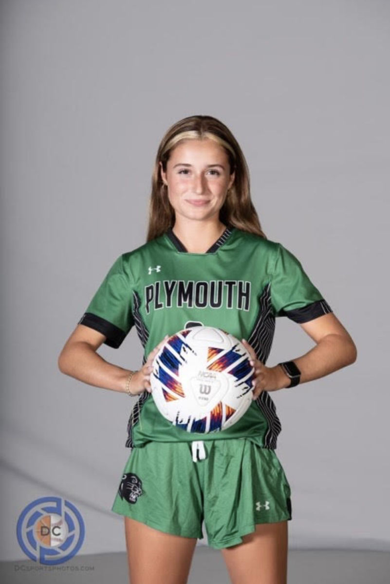 Sofia D'Addona (9) for Plymouth State University Division III Women's Soccer